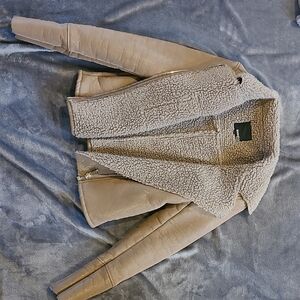 Cozy Tan Teddy Jacket